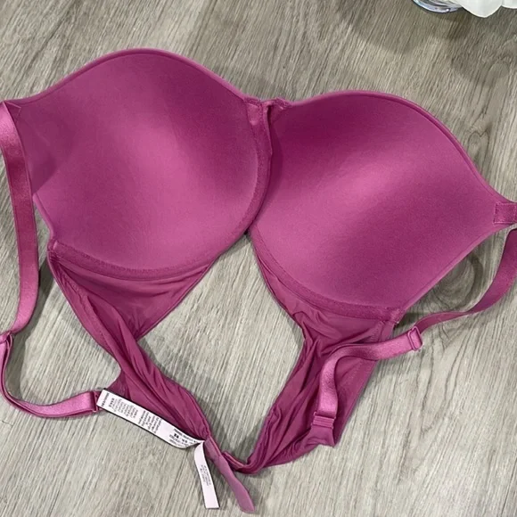 Victoria’s Secret Push-Up Bra, Hot Pink, 36E (DD) - Picture 3 of 7